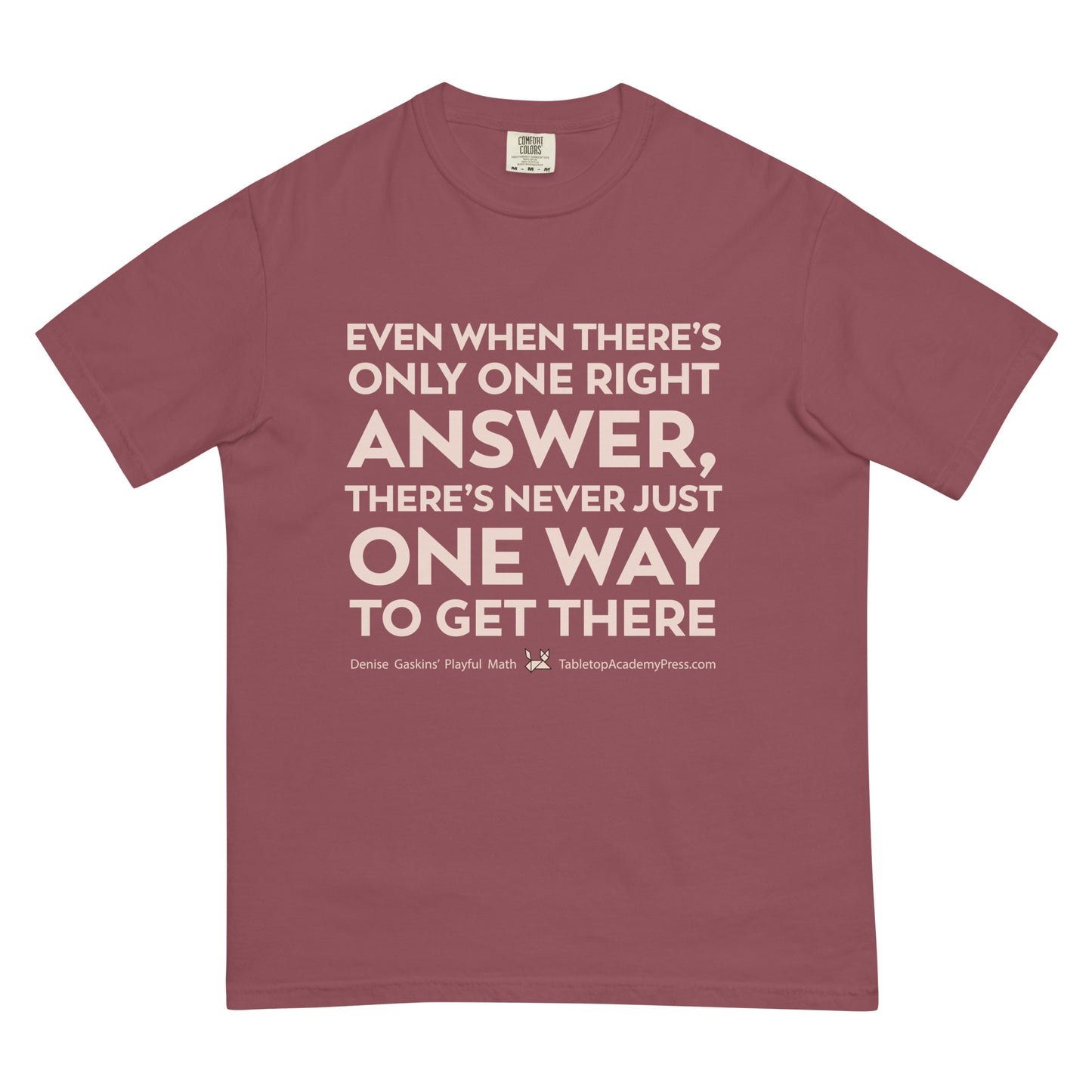 One Way T-Shirt, brick