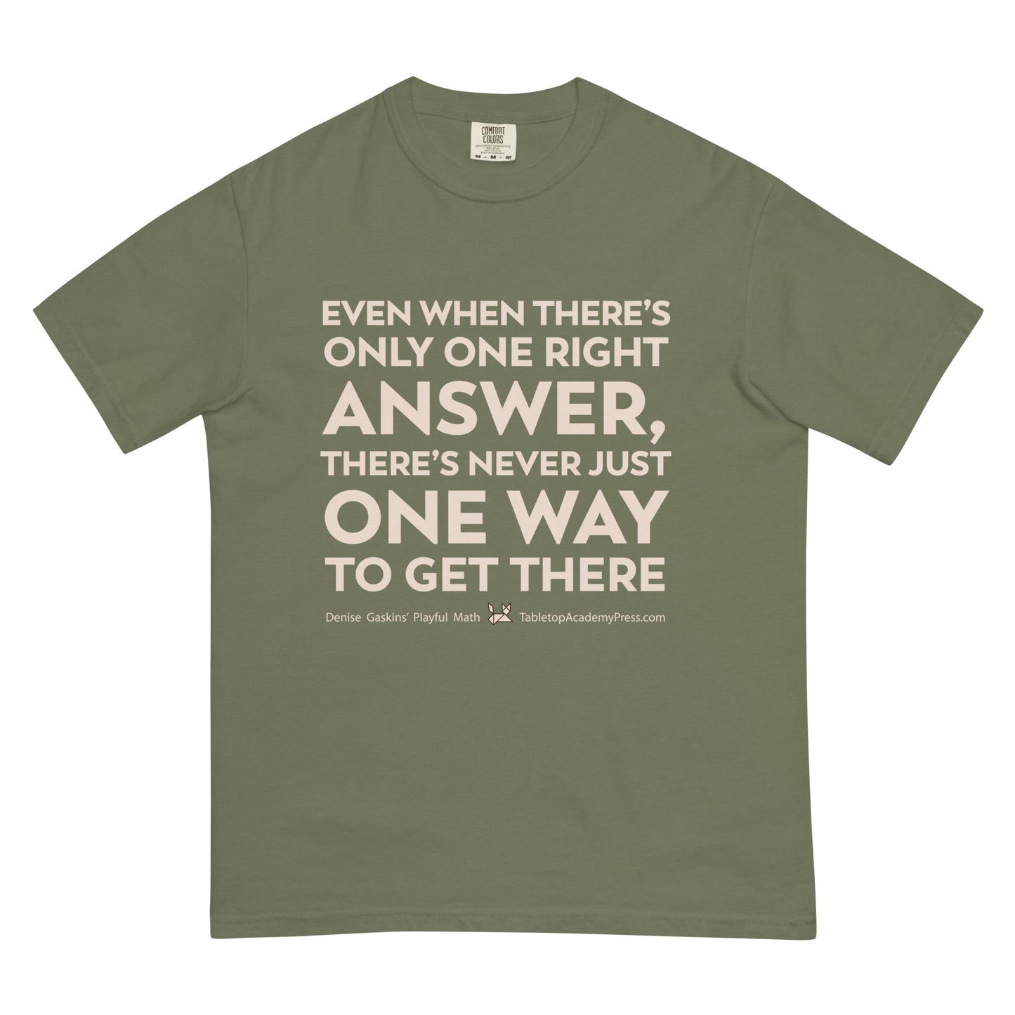 One Way T-Shirt, moss