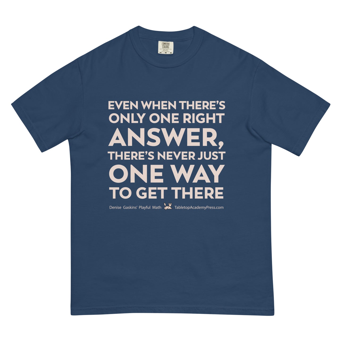 One Way T-Shirt, navy