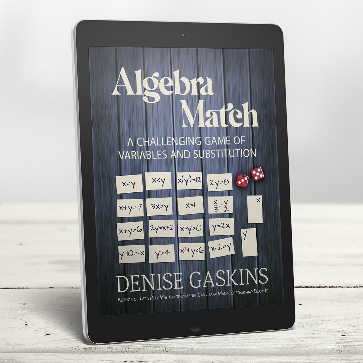 Algebra Match printable math game by Denise Gaskins