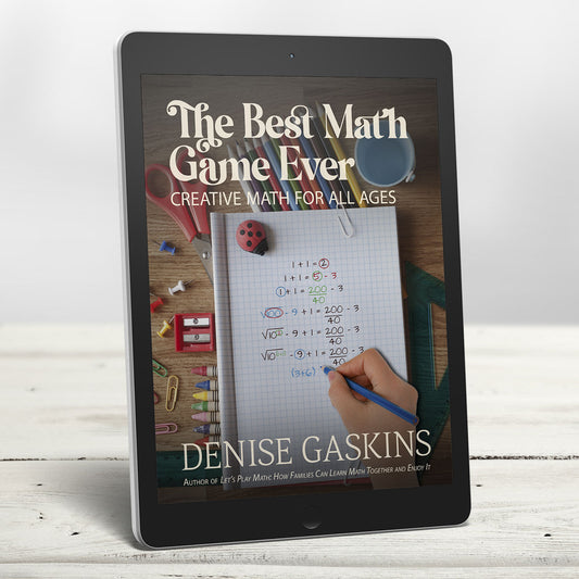 Best Math Game Ever printable activity book by Denise Gaskins