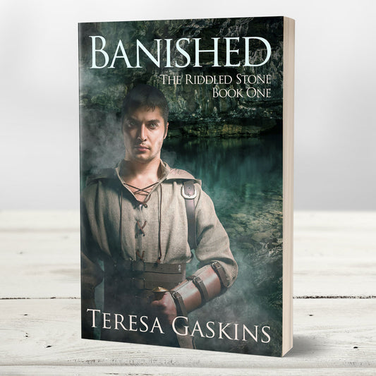 Banished Riddled Stone book one paperback by Teresa Gaskins