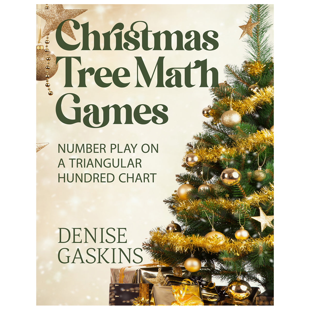 Christmas Tree holiday math games printable activity book by Denise Gaskins