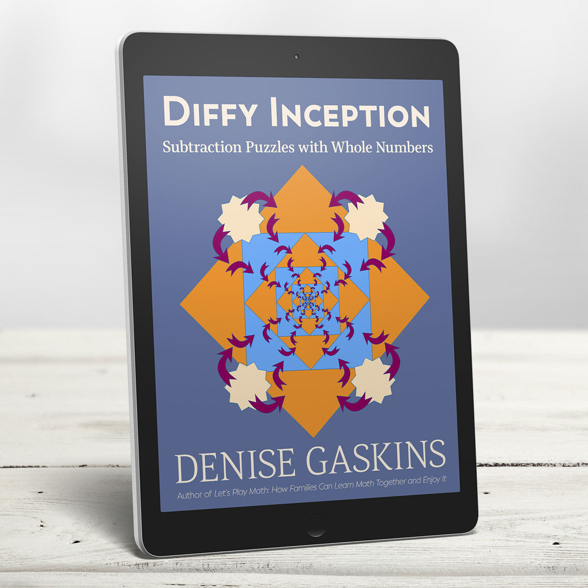 Diffy Inception subtractions puzzles with whole numbers printable math activity book by Denise Gaskins