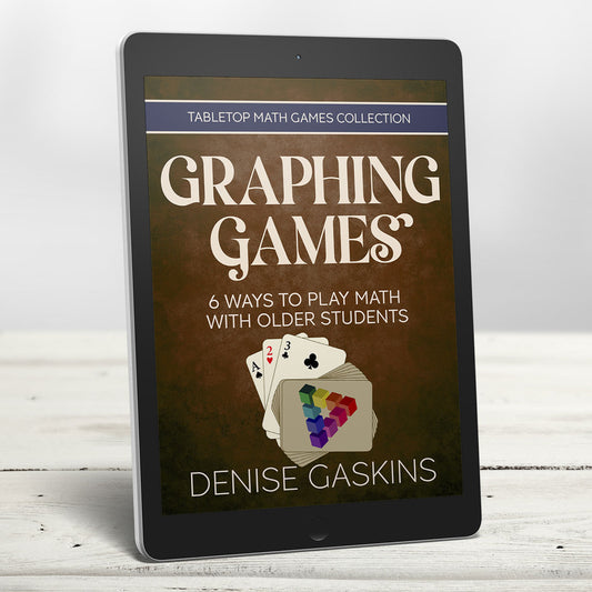 Graphing geometry math games printable activity book by Denise Gaskins