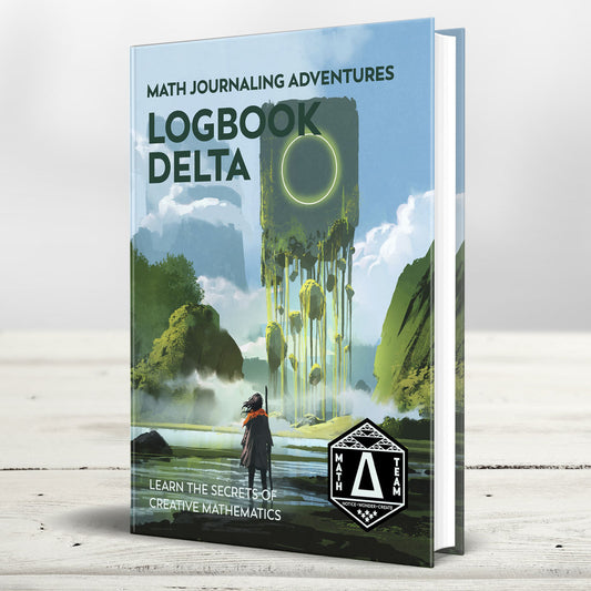 Logbook Delta hardcover math journal by Denise Gaskins