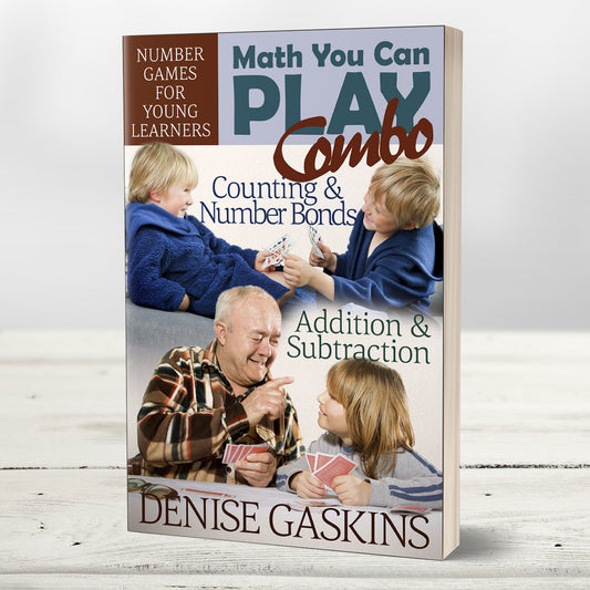 Math You Can Play Combo math games paperback by Denise Gaskins
