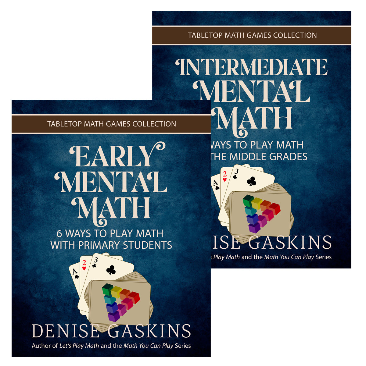 Primary mental math games bundle printable activity books by Denise Gaskins