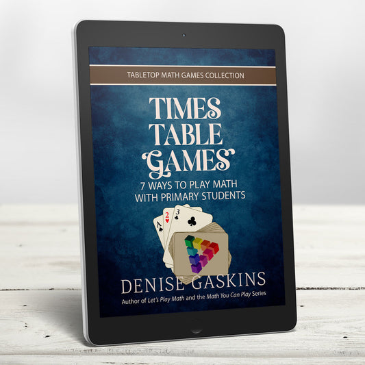 Times Table Games printable activity by Denise Gaskins