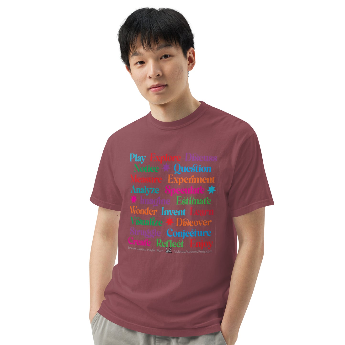 Active Learning T-shirt Heavyweight Brick