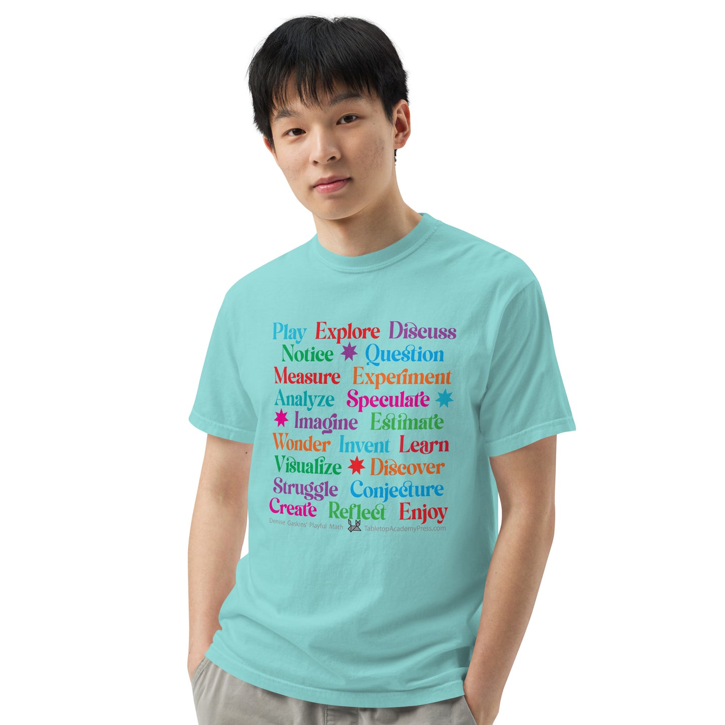 Active Learning T-shirt Heavyweight Lagoon