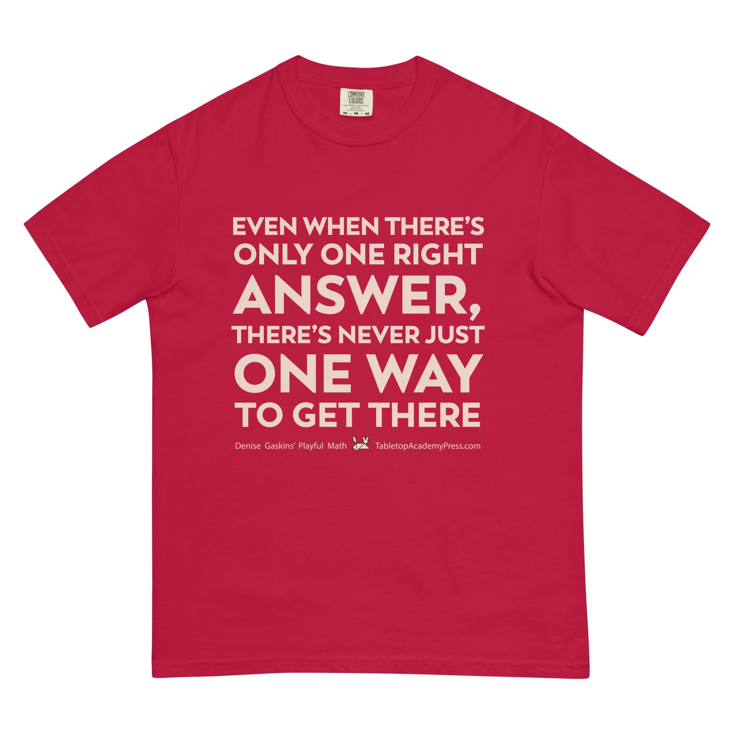 One Way T-Shirt, red