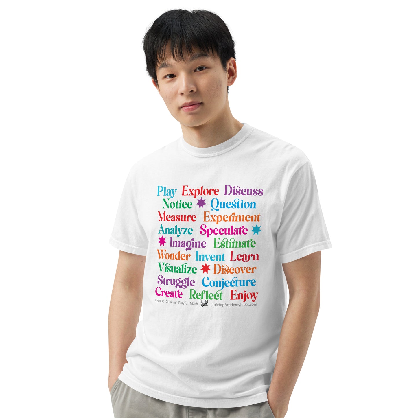 Active Learning T-shirt Heavyweight White